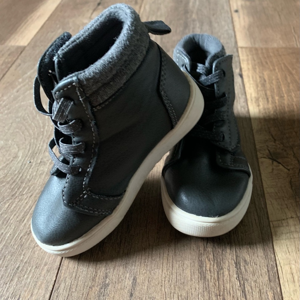 Boy’s Wonder Nation High Top Leather Look Sneaker